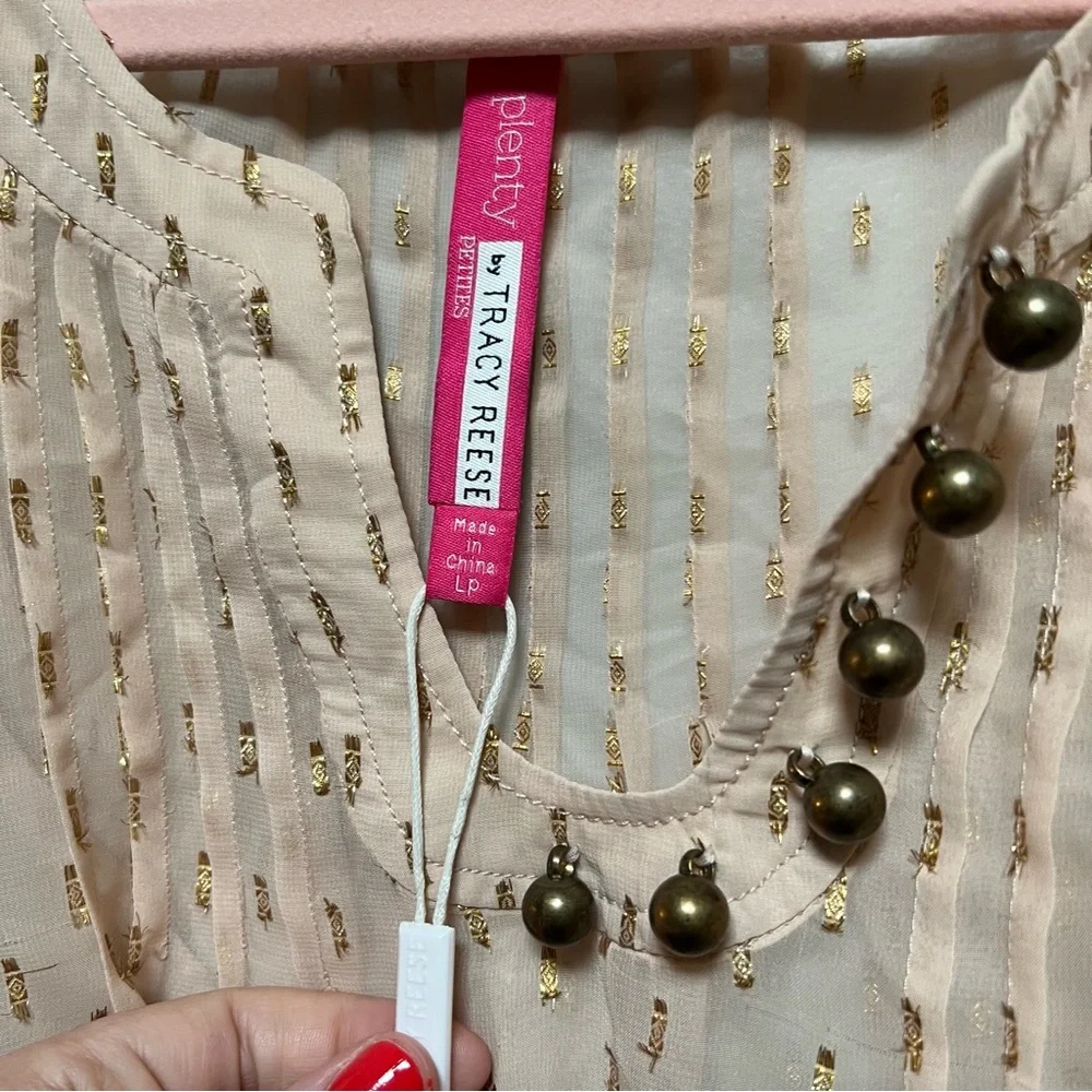 Plenty by Tracy Reese Open Placket Shirt - Picture 3 of 5